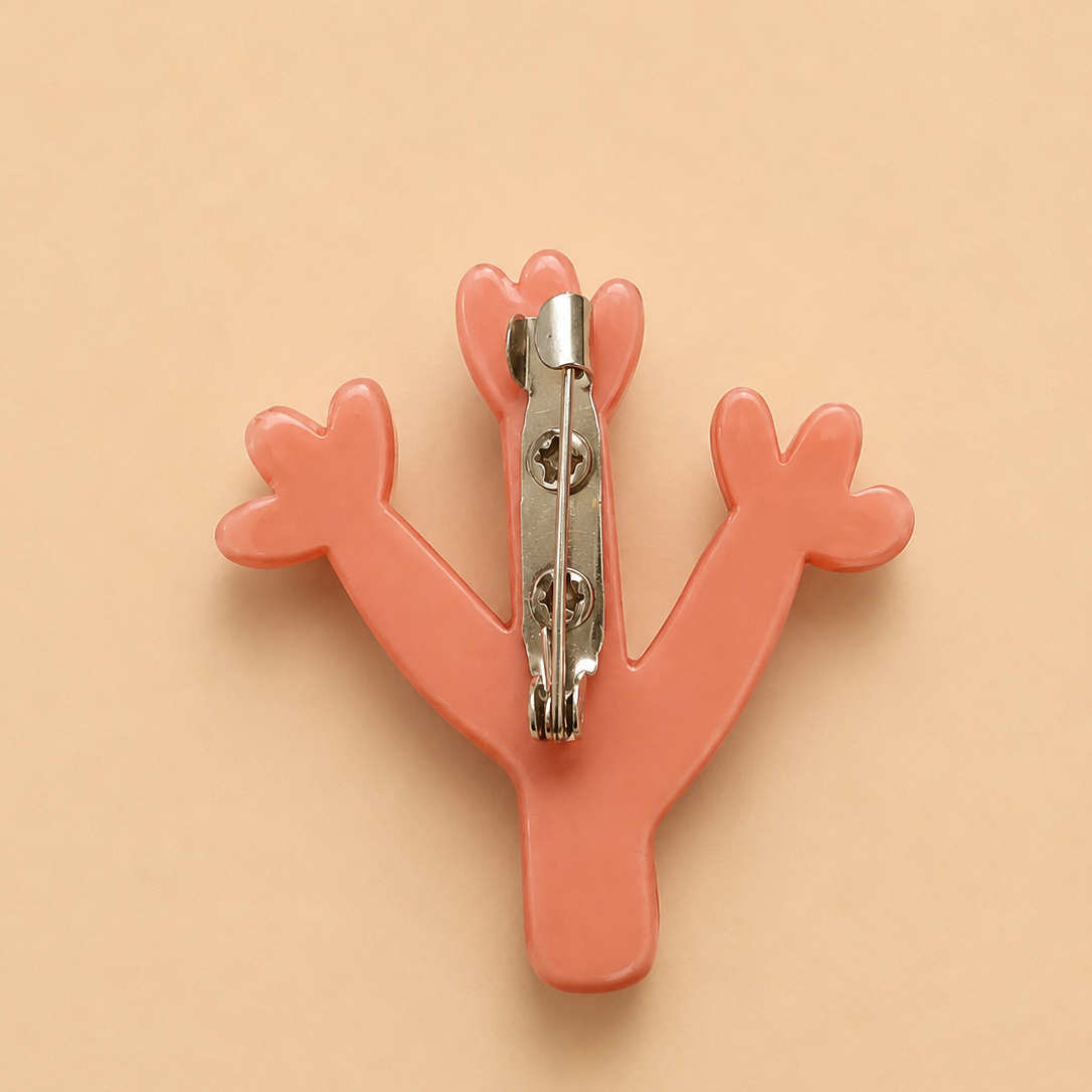 Broche Corail