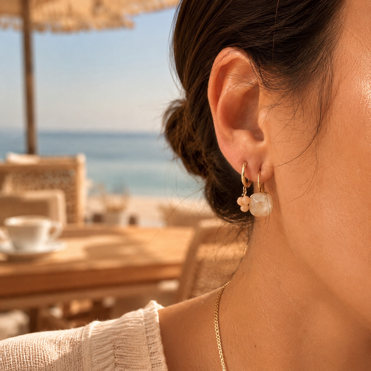 Boucles d'oreilles Créoles Aura