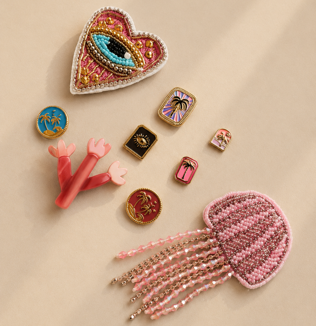 Broche Corail
