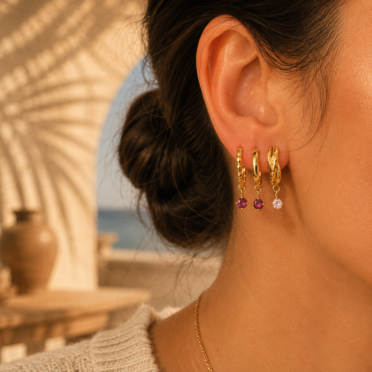Boucles d'oreilles Mirage