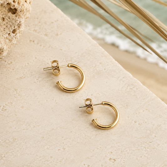 Boucles d'oreilles Créoles Halo