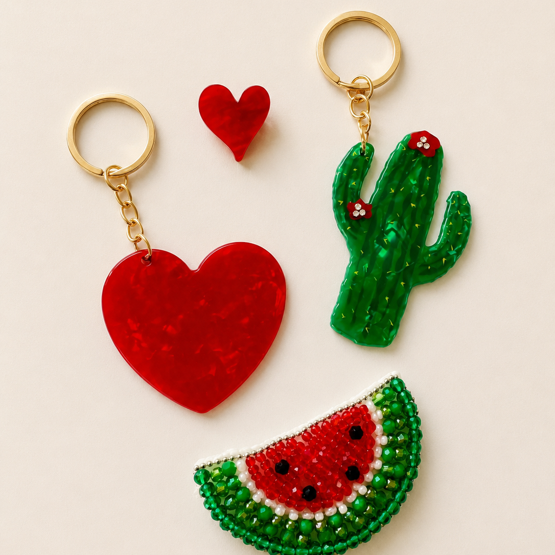 Broche Cœur Rosso